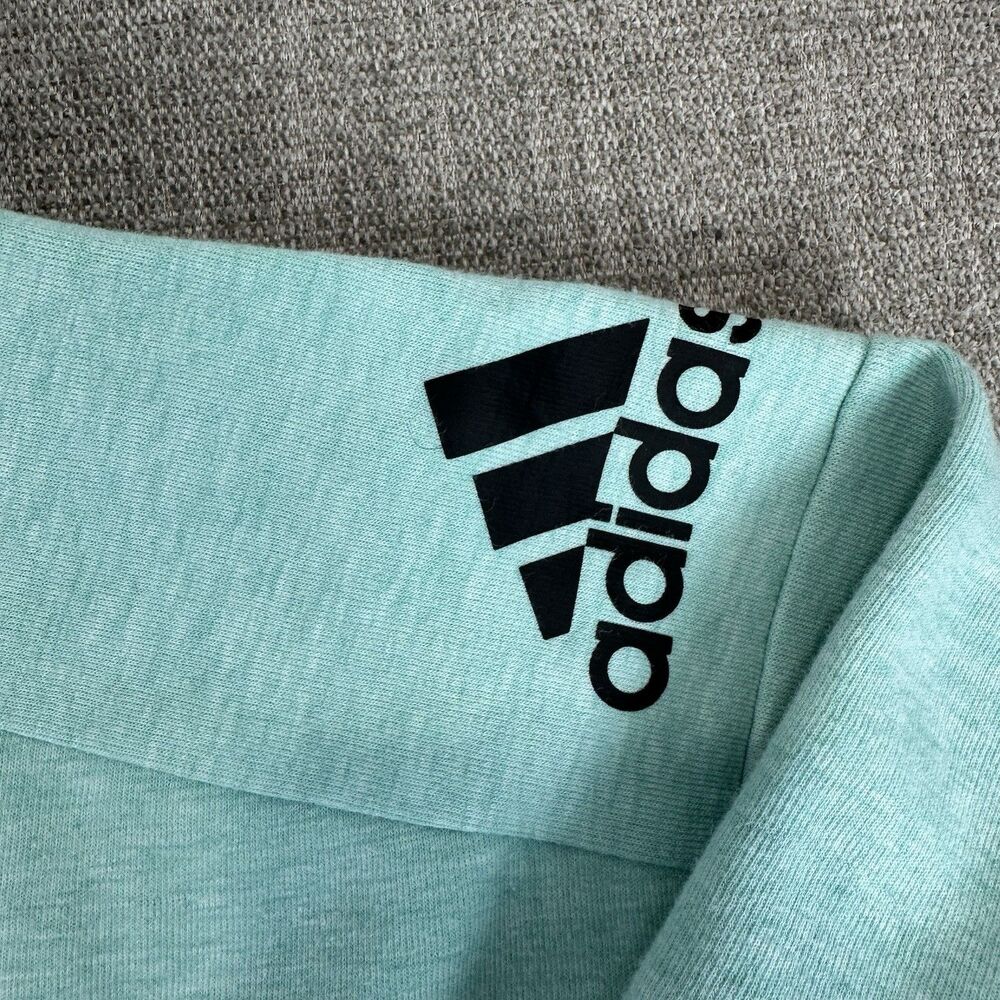 Women's Adidas ID Stadium Full Zip Hoodie in Mint Green XS EUC - Picture 3 of 9